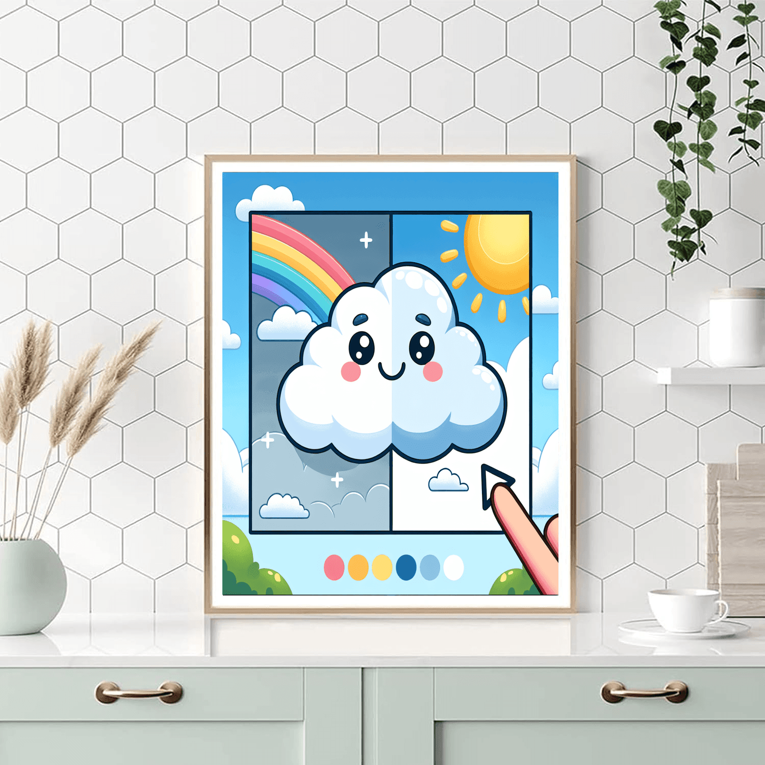 Cheery Cloud Paint By Numbers Kits