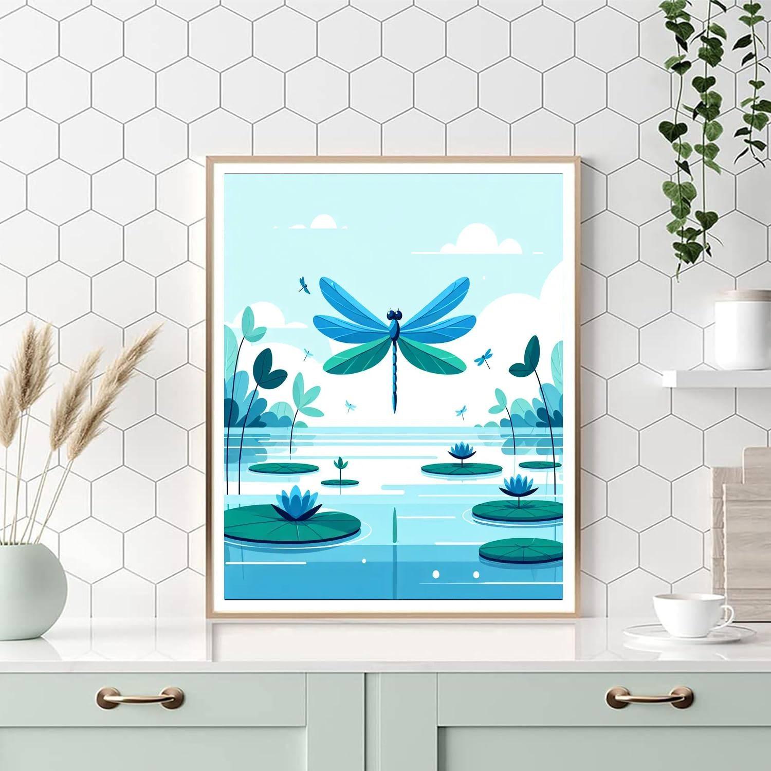 Dreamy Dragonfly Drift Paint By Color