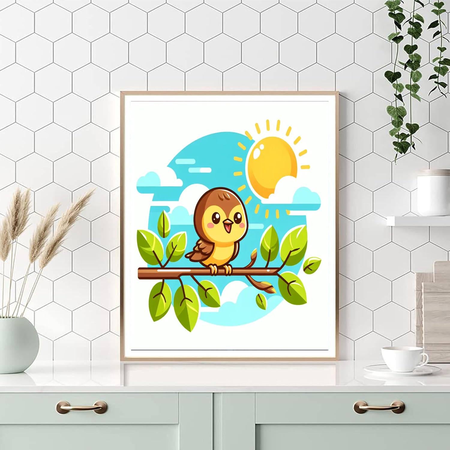 Sunny Sparrow DIY Paint By Numbers