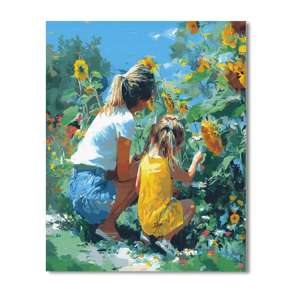 A Mother's Heart In Bloom Paint By Numbers Kits