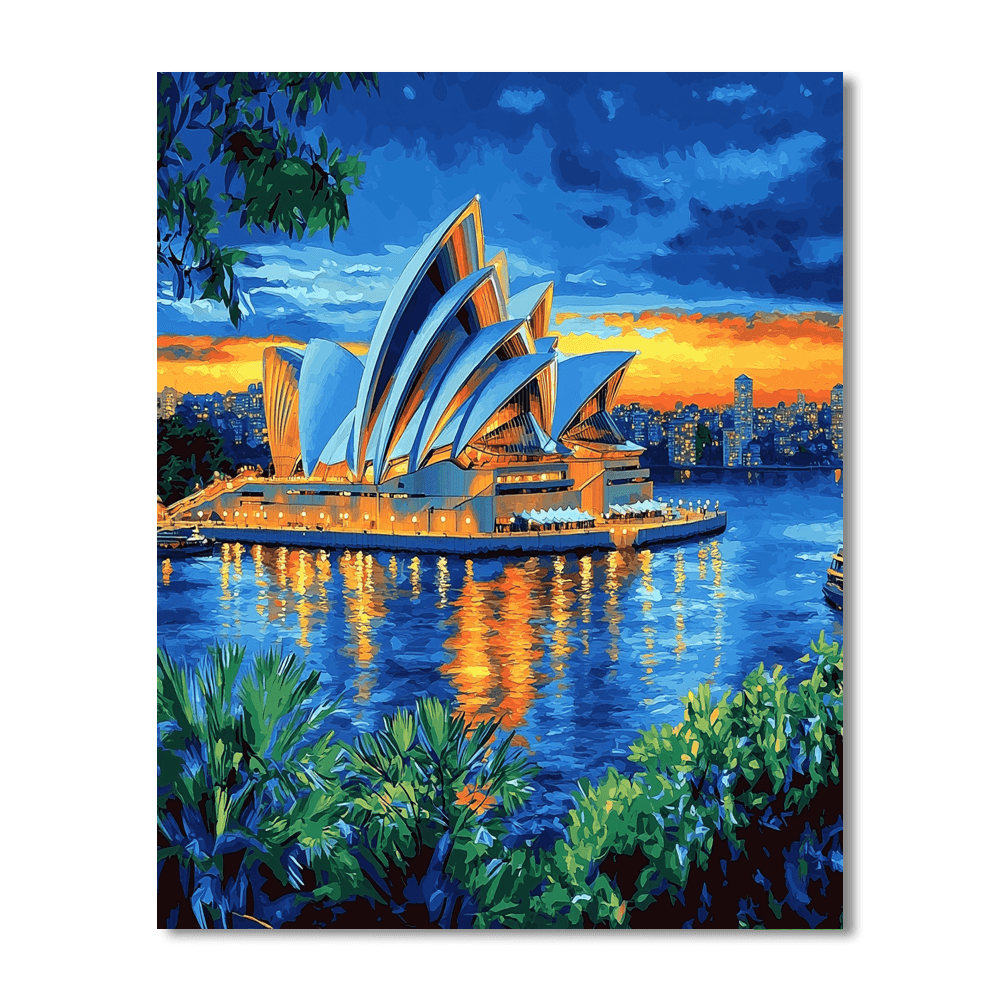 The Sydney Opera House Numbered Painting Kits