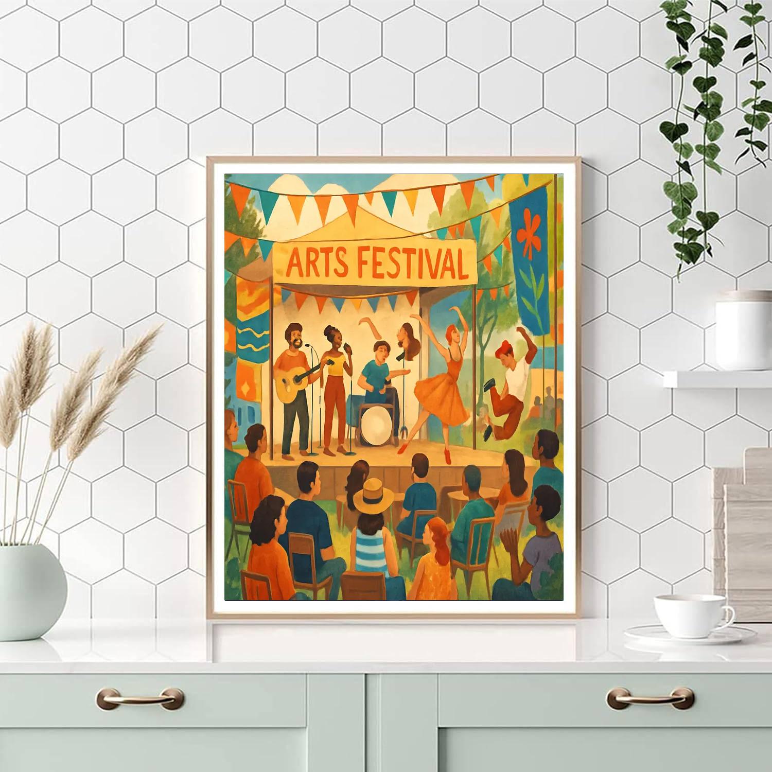 New Zealand International Arts Festival Painting Number Kit