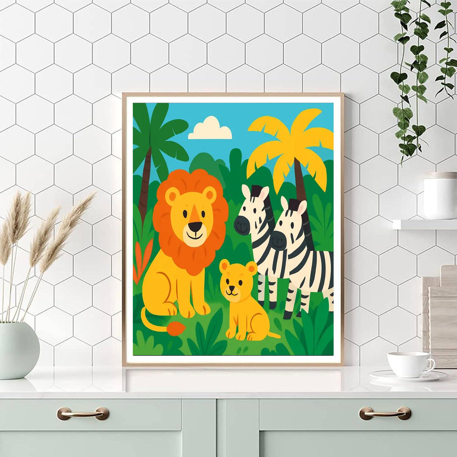 Super Safari Numbered Painting Kits