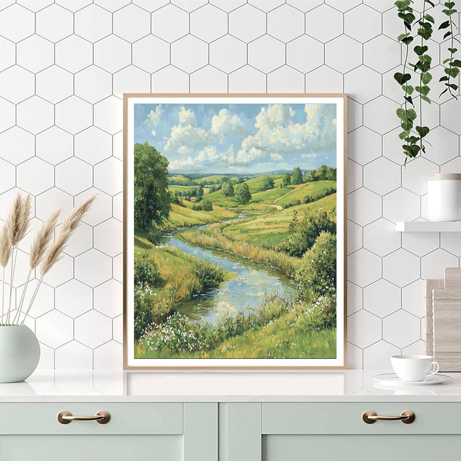 John Constable Inspired Pastoral Dreams  DIY Paint By Numbers