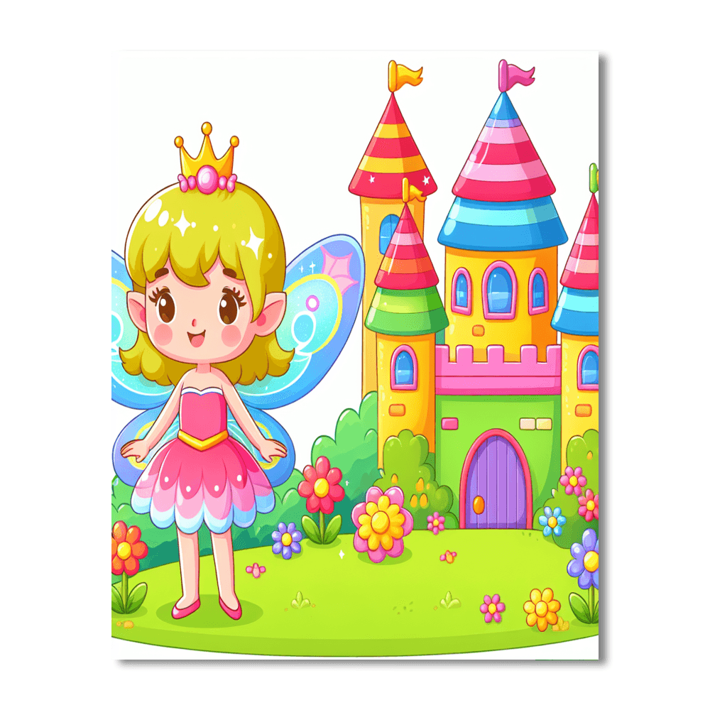 Fairy Princess Dreams DIY Paint By Numbers