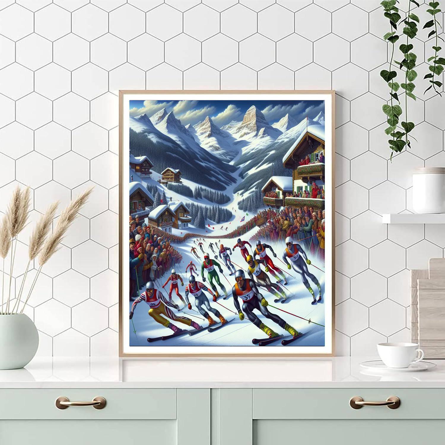 Alpine World Ski Championships - Switzerland Numbered Painting Kits