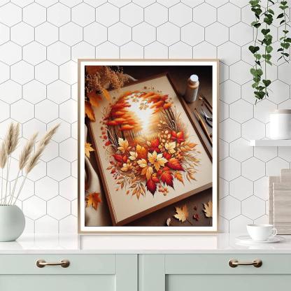Elegant Autumn Elegance DIY Paint By Numbers