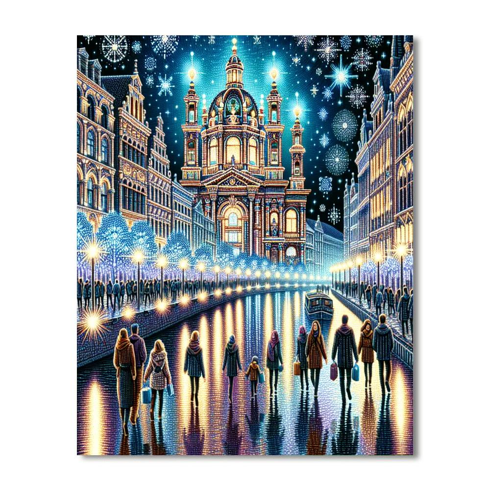 Durham Lumiere - Durham, England Painting Number Kit