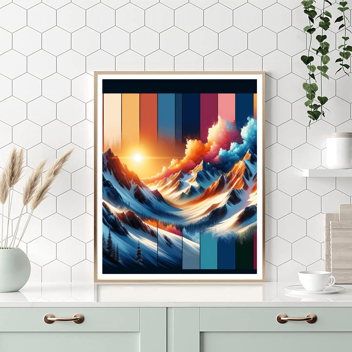 Majestic Mountain Views Paint By Numbers Kits