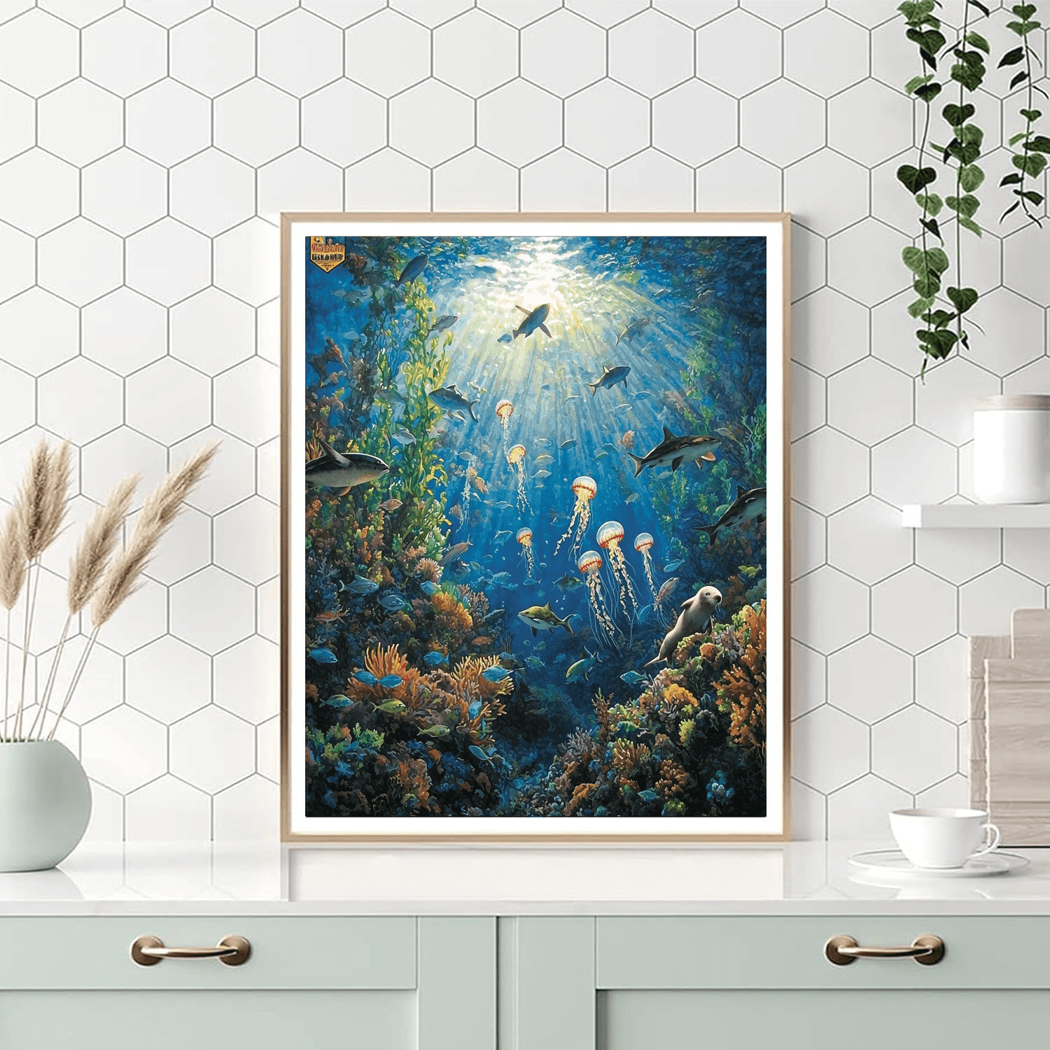 Monterey Bay Aquarium - California, Usa Numbered Painting Kits