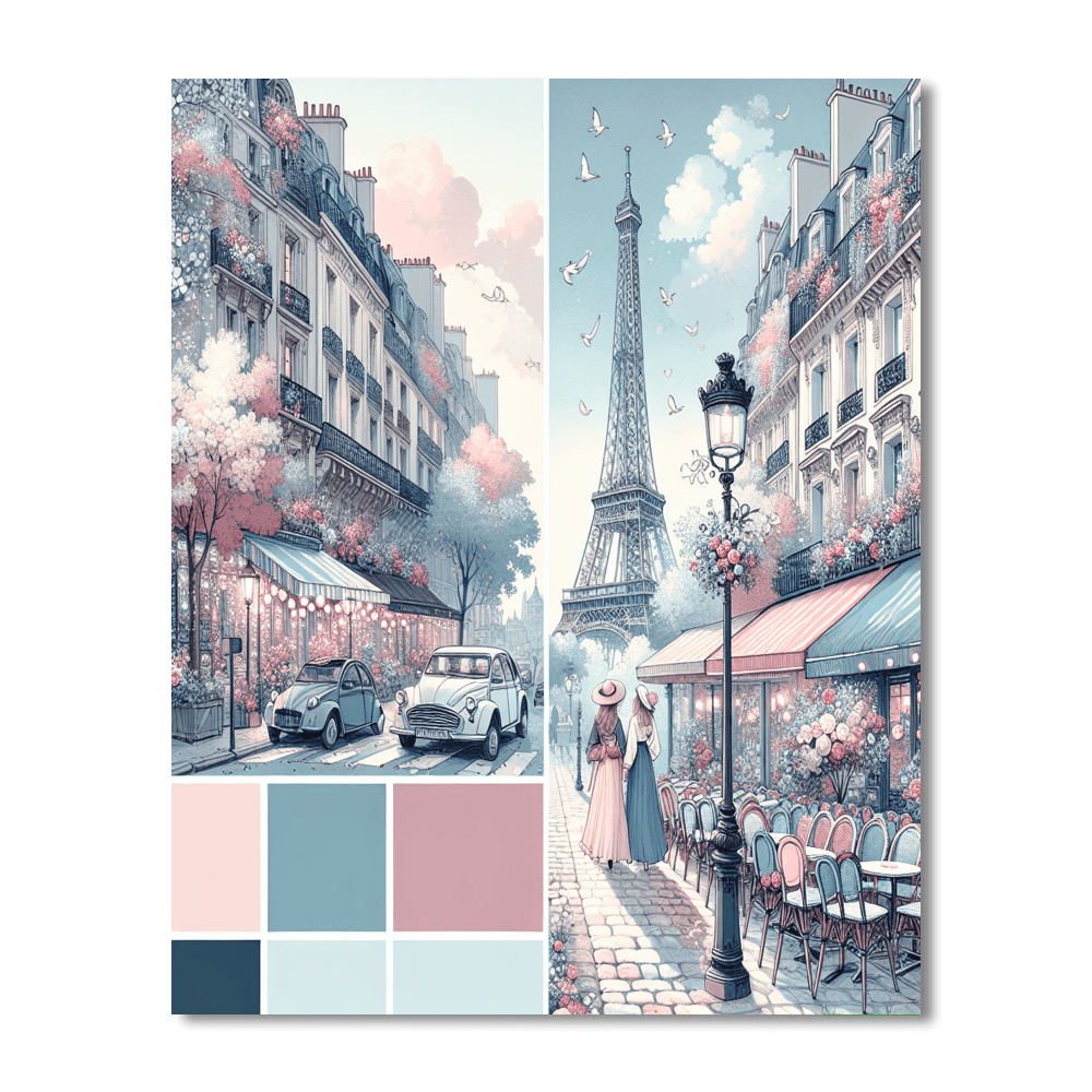 Parisian Daydreams Paint By Numbers