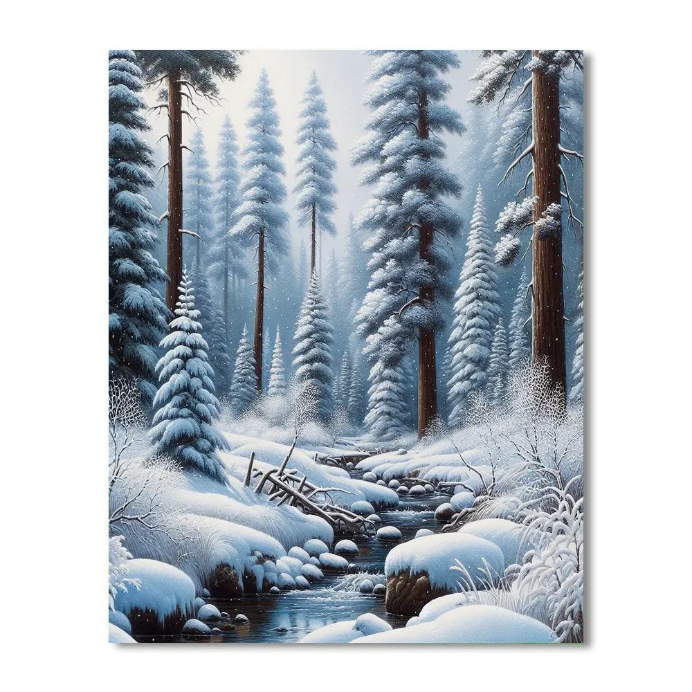 Winter Woodland Wonder Paint By Number