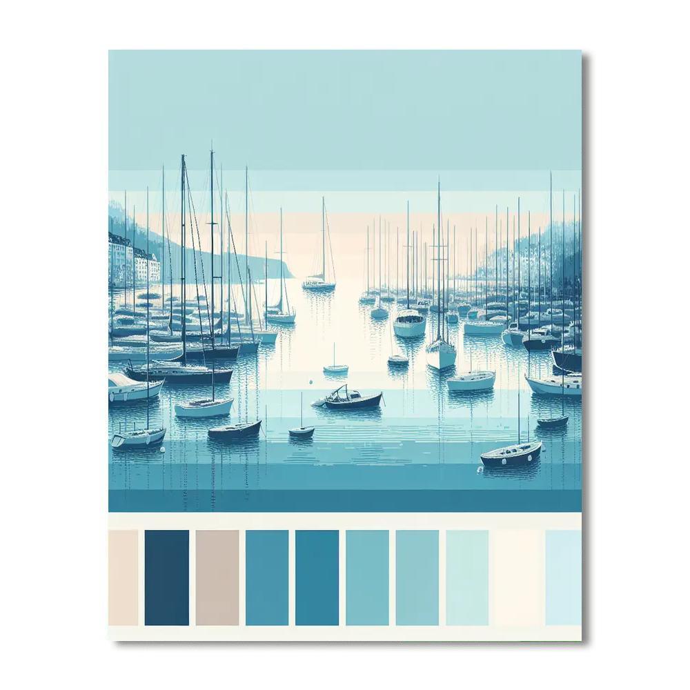 Sailing Away Dreams Painting Number Kit