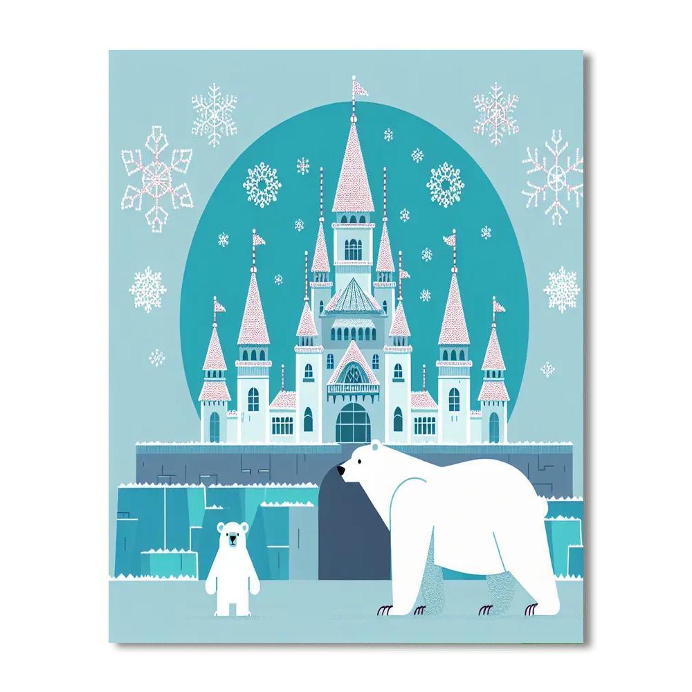 Ice Kingdom DIY Paint By Numbers