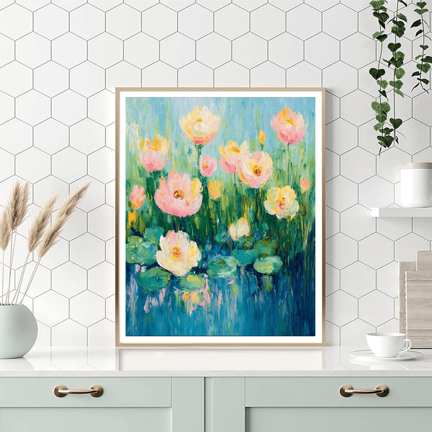 Claude Monet Inspired Whimsical Floral Symphony  Paint By Numbers Kits