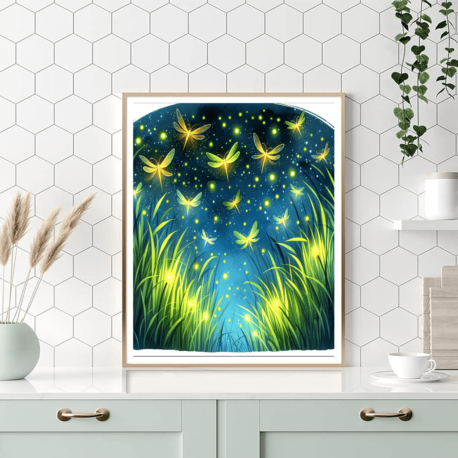 Dancing Fireflies - DIY Painting By Numbers Kit