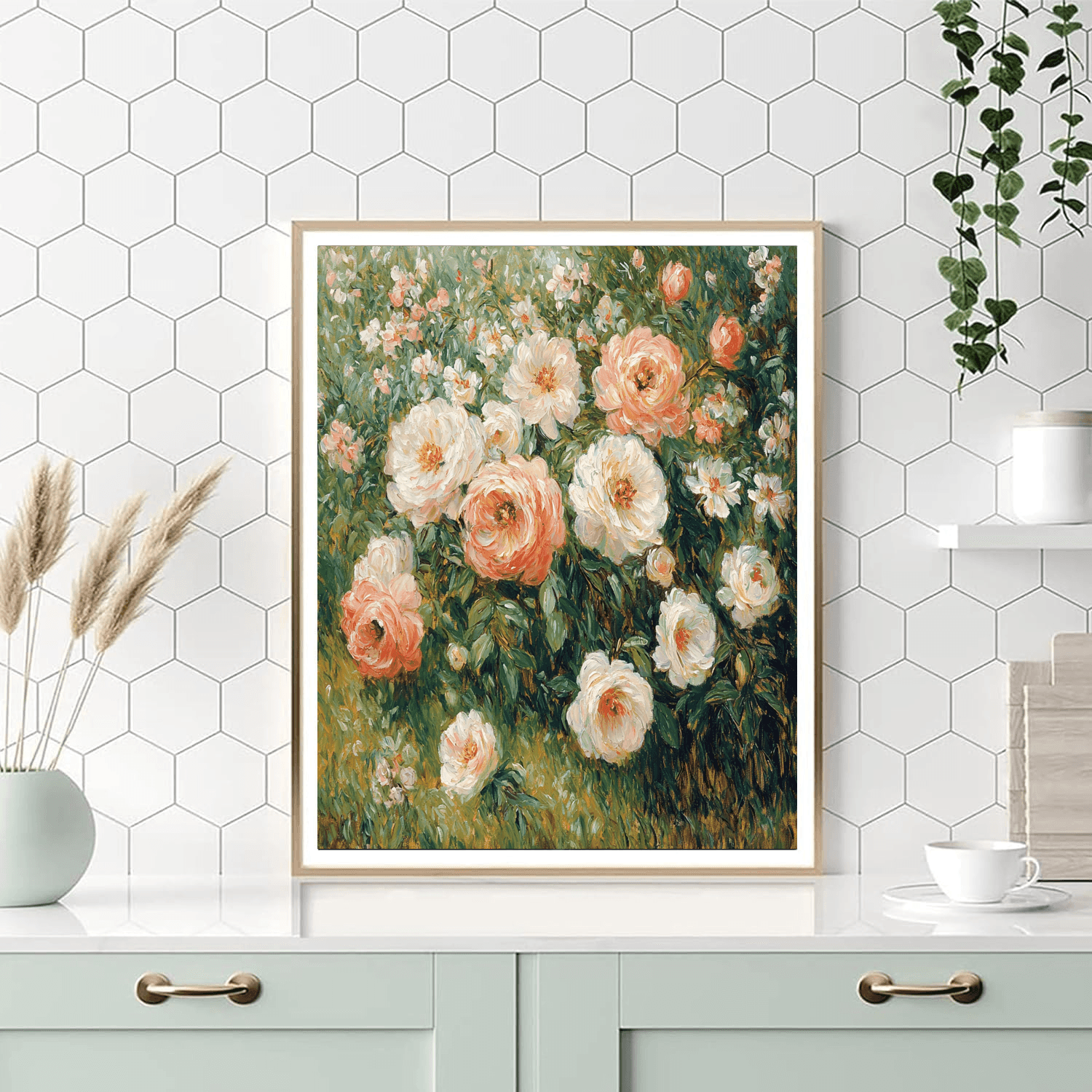 Pierre-Auguste Renoir Inspired Floral Serenity  Paint By Numbers Kits