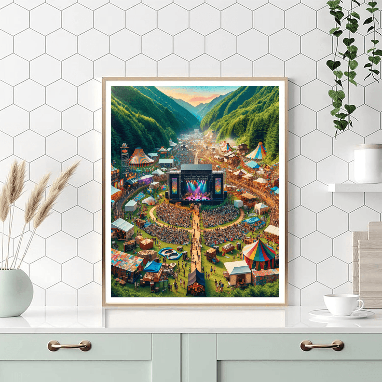 Fuji Rock Festival - Japan Numbered Painting Kits