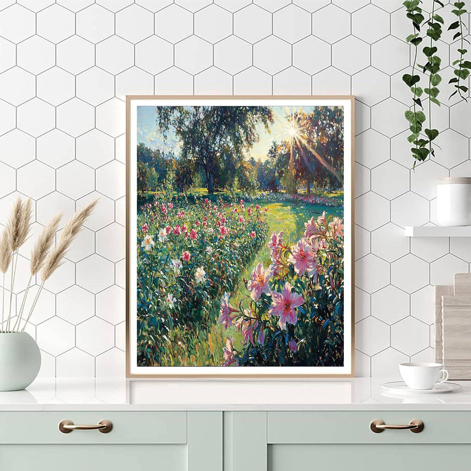 John Singer Sargent Inspired Ethereal Sunlit Meadow  Paint By Numbers Kits