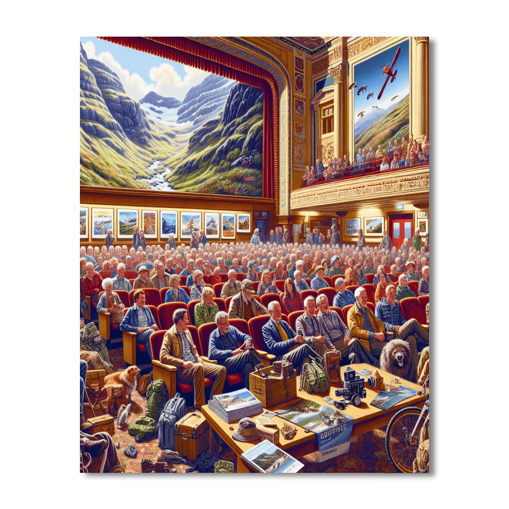 Dundee Mountain Film Festival - Scotland DIY Paint By Numbers