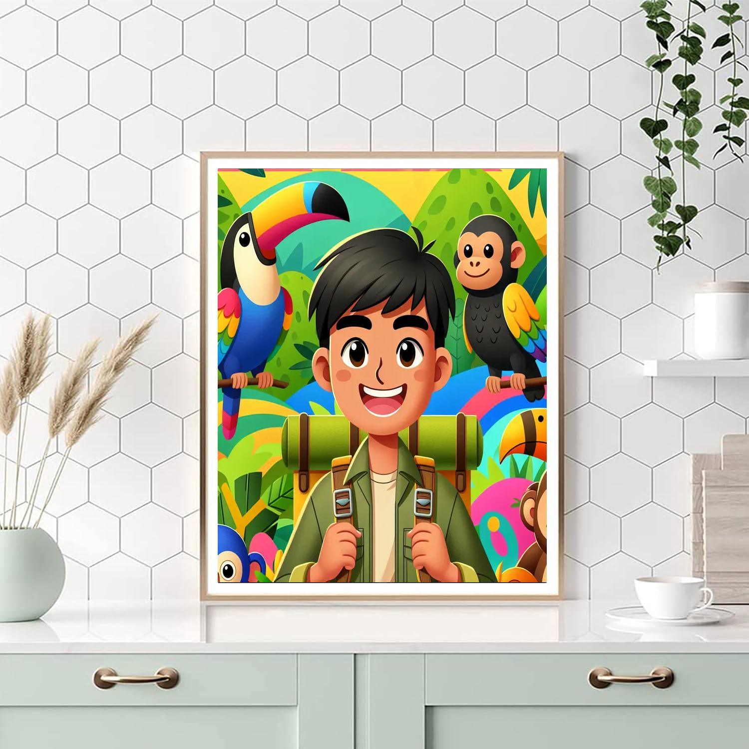 Rainforest Discovery Adventure Paint By Numbers Kits