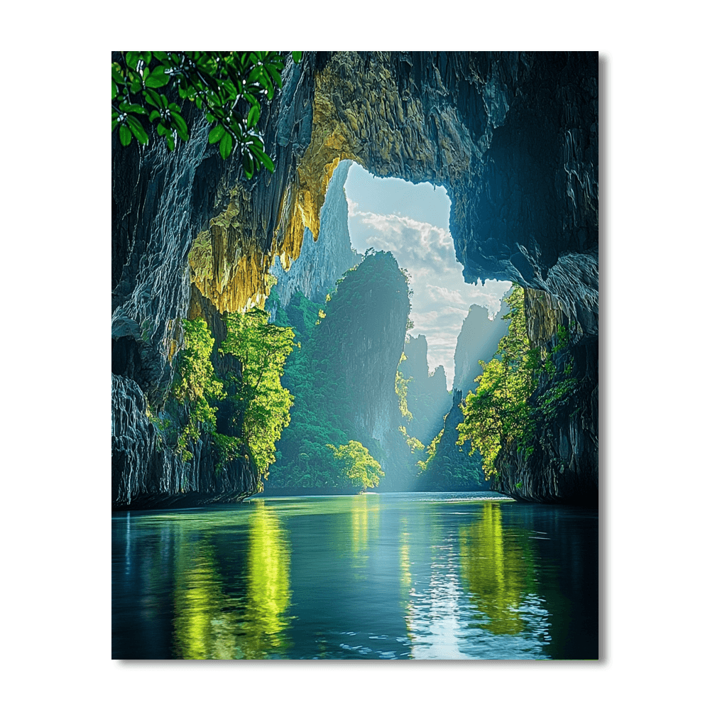 Palawan Underground River Paint By Numbers