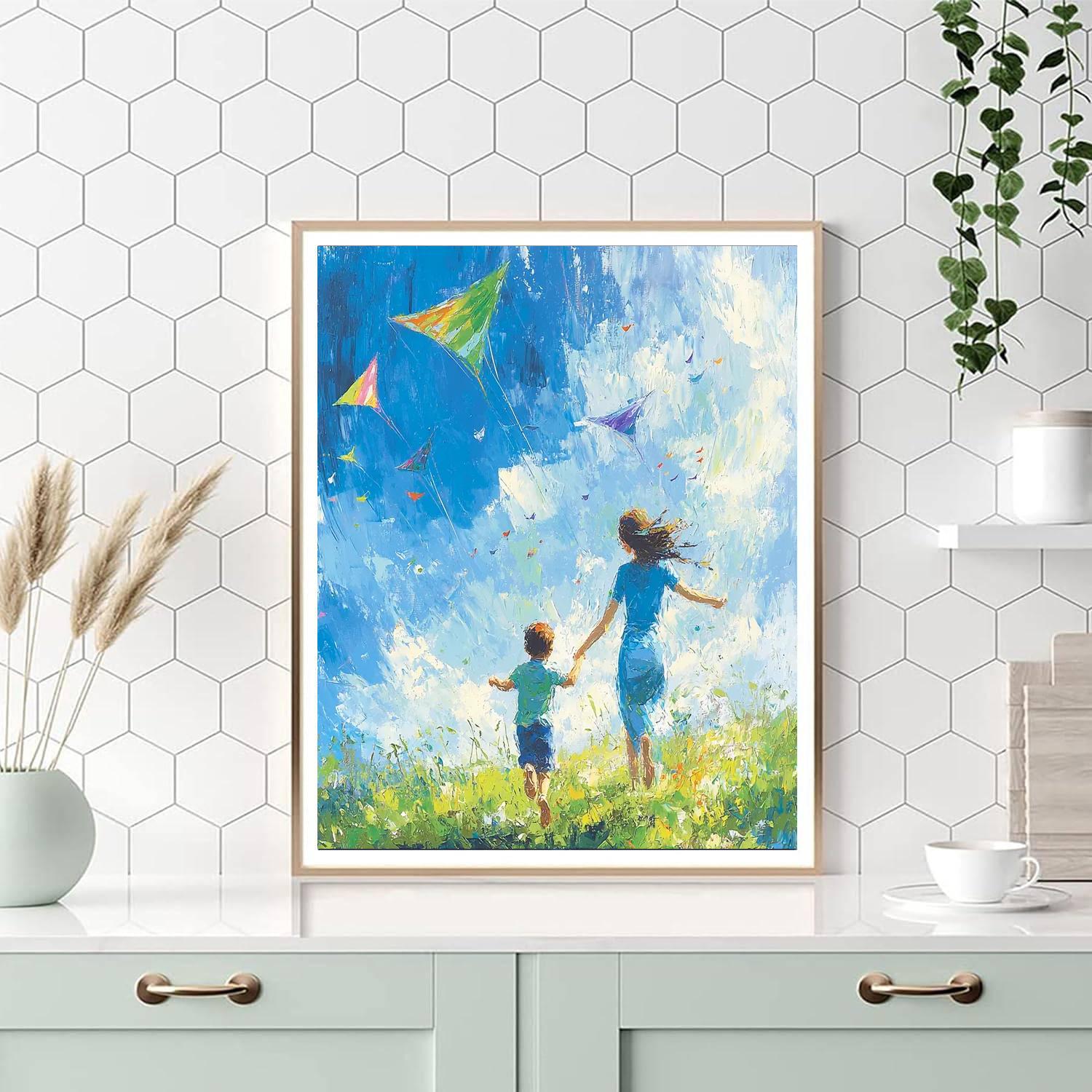 Kite Adventures In The Park Paint By Color