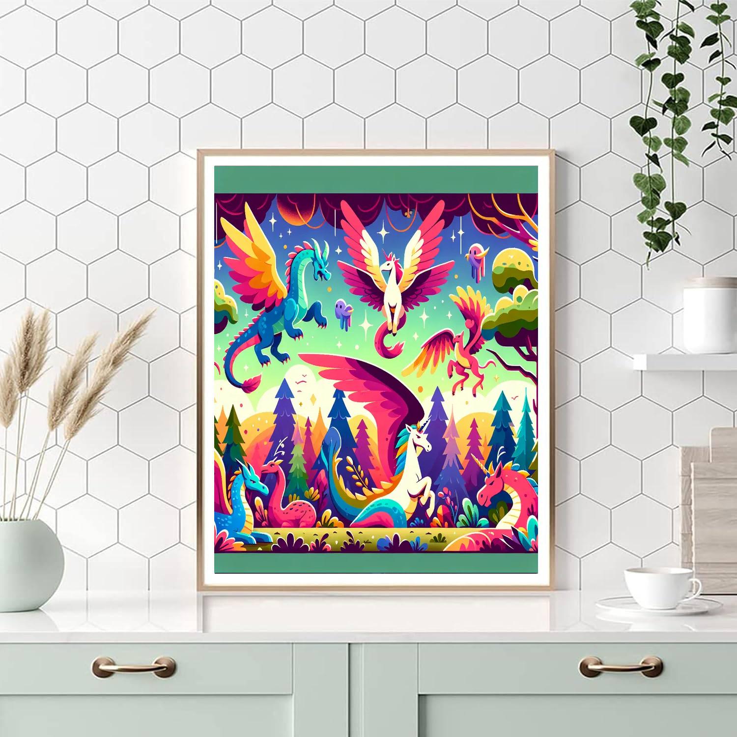 Mythical Beasts Quest Paint By Number