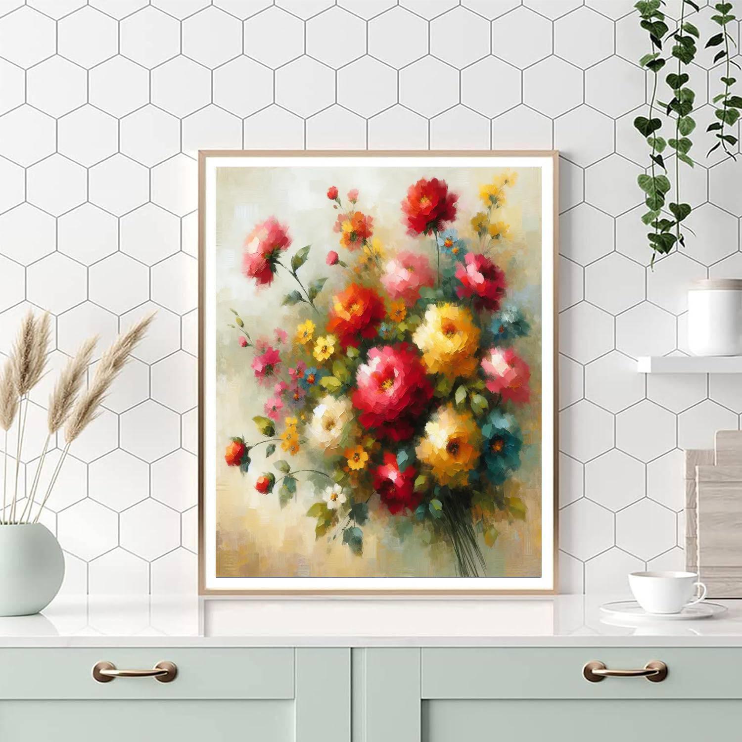 Cheerful Garden Delight Paint By Color