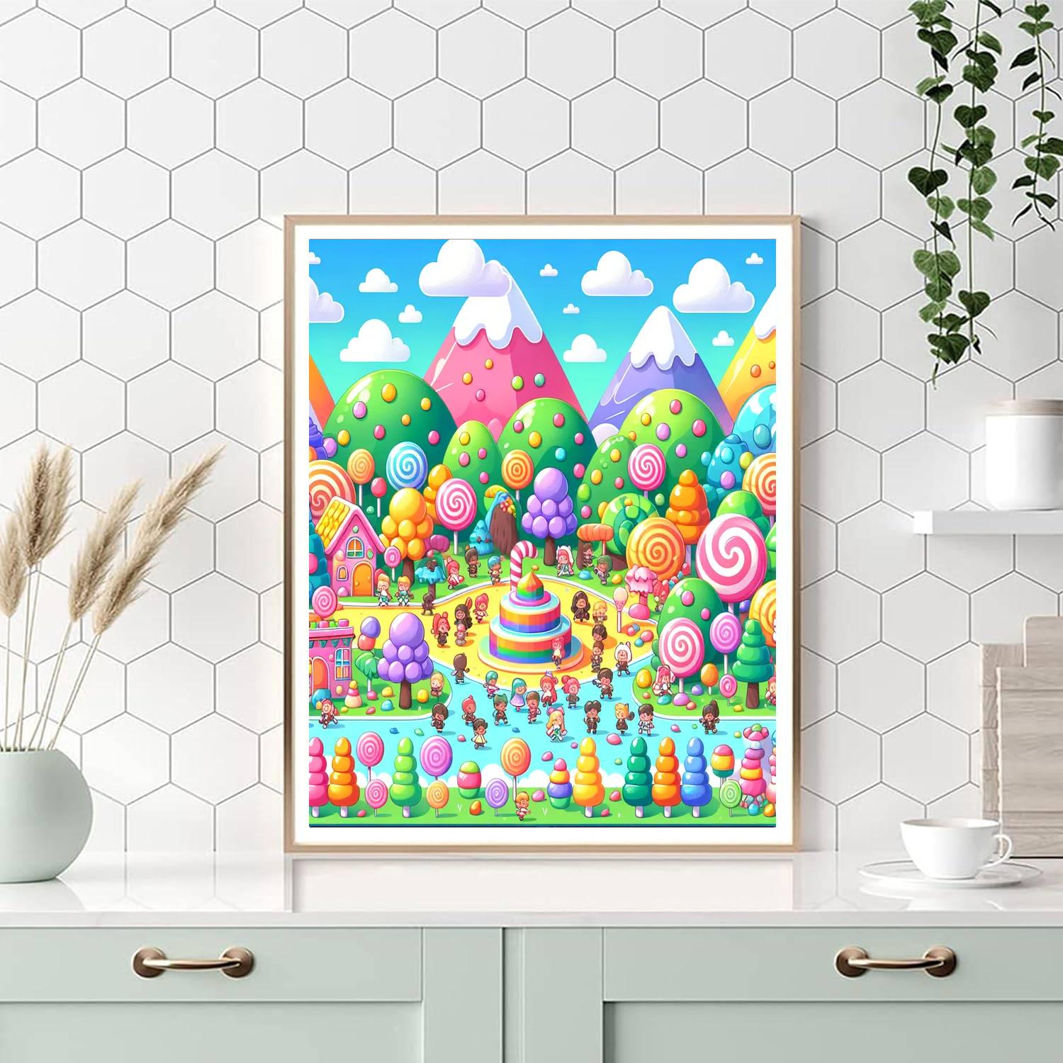 Fun In Candy Land Paint By Numbers