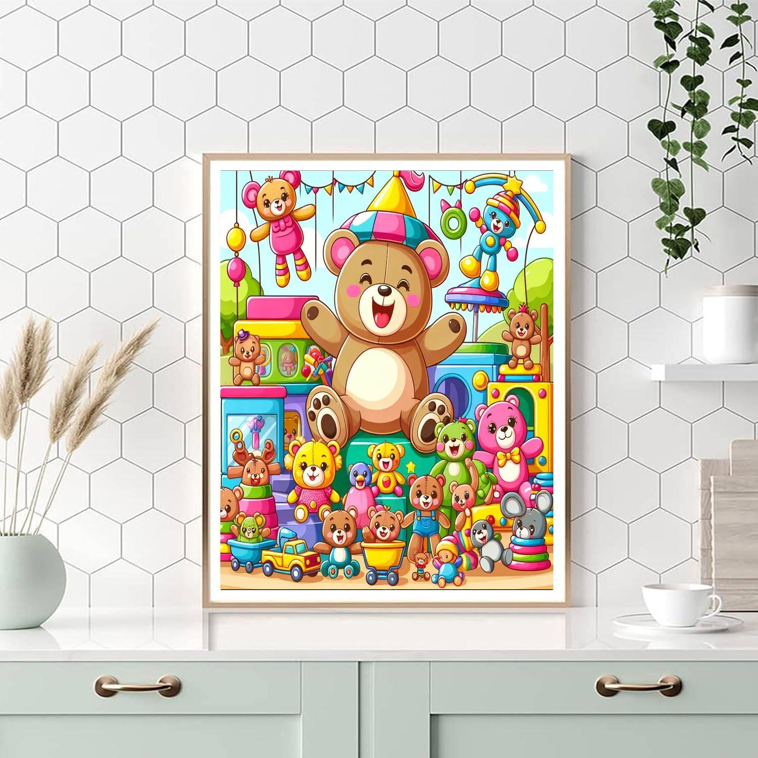 Whimsical Toyland Adventure Paint By Numbers Kits