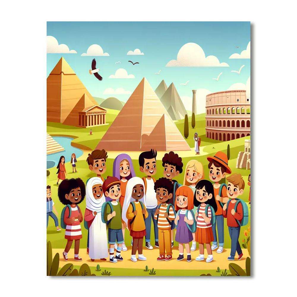 Ancient Civilizations Journey DIY Paint By Numbers