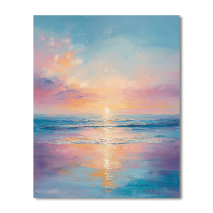 Claude Monet Inspired Dreamy Horizon  Painting By Numbers Kit