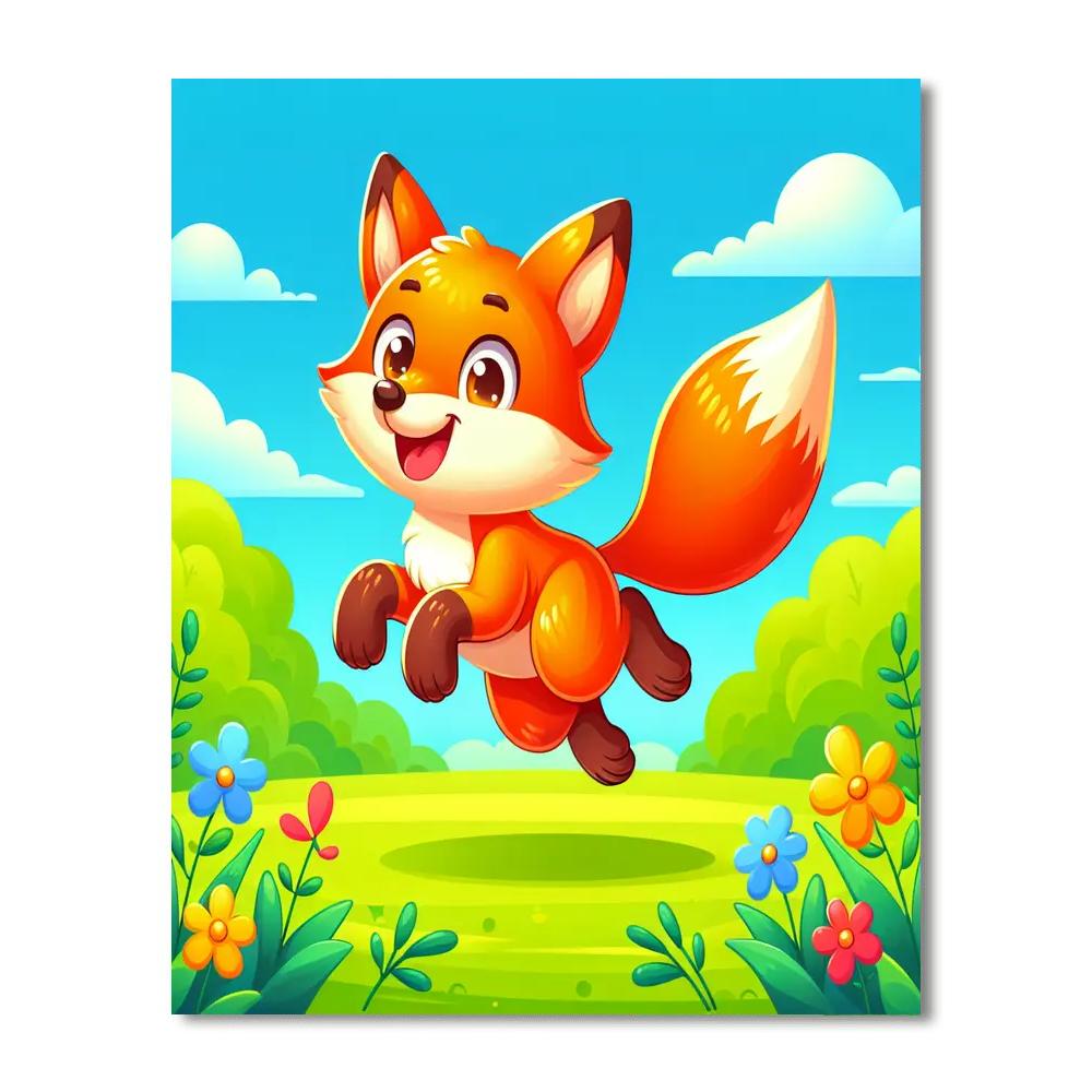 Lively Fox DIY Paint By Numbers