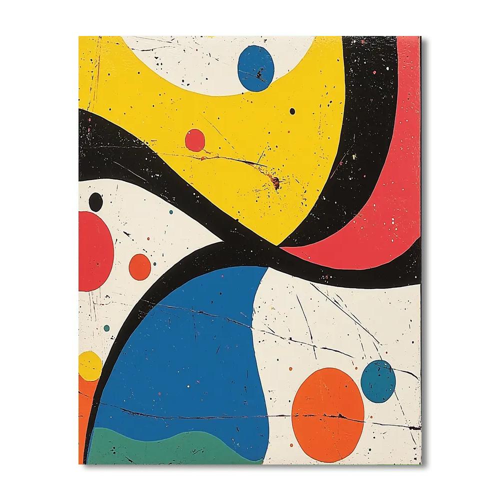 Joan Miró Inspired The Essence Of Joy  Painting Number Kit