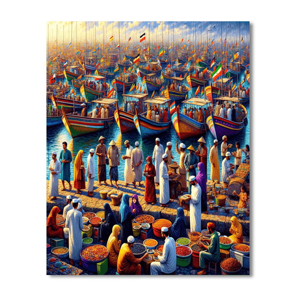 Festival Of The Sea - Portugal Numbered Painting Kits