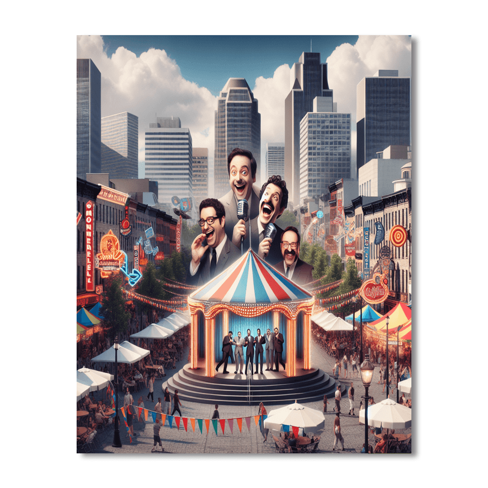 Montreal Just For Laughs Festival - Canada Paint By Numbers Kits