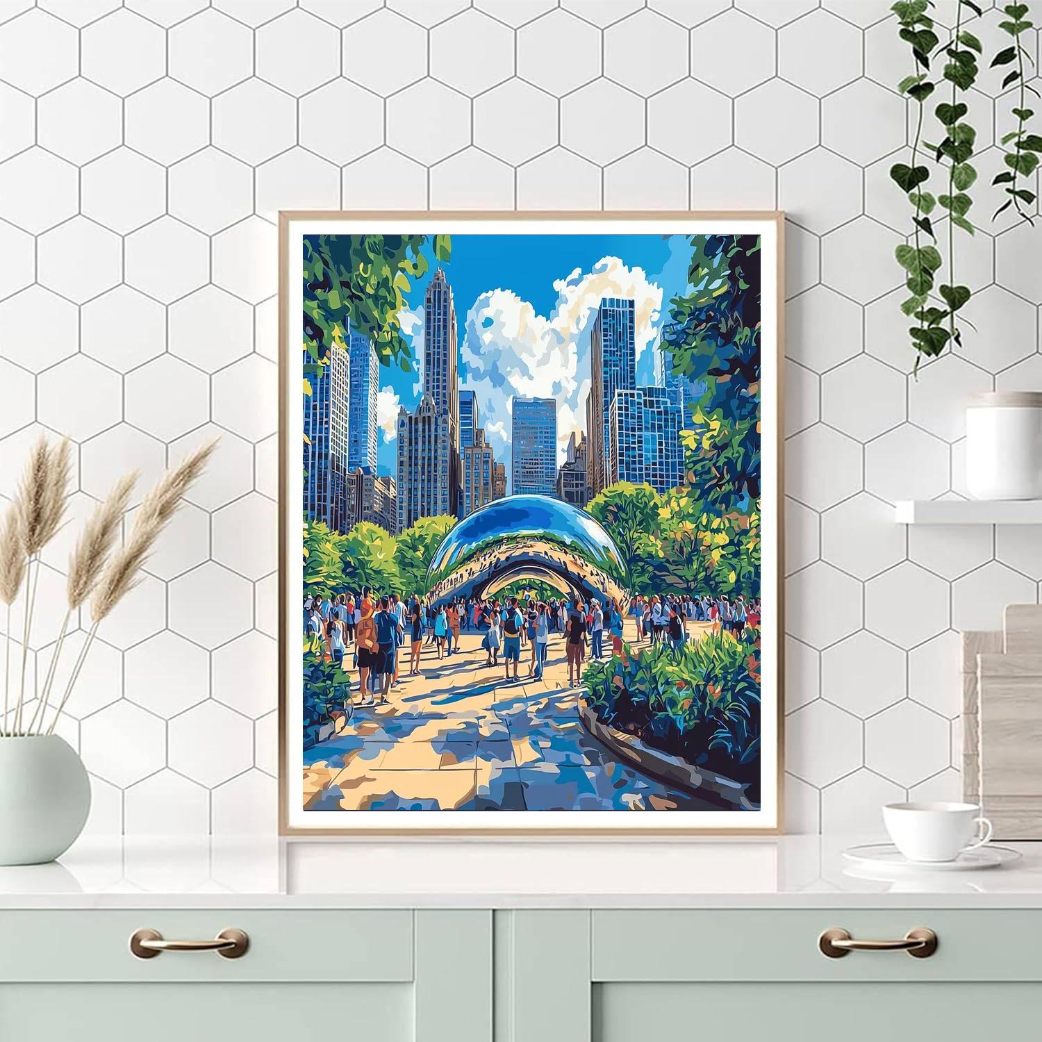 Millennium Park DIY Paint By Numbers