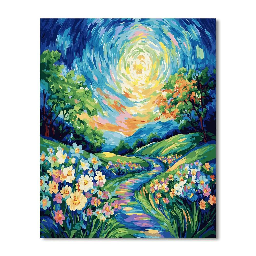 Vincent Van Gogh Inspired Nature Bliss  Paint By Number