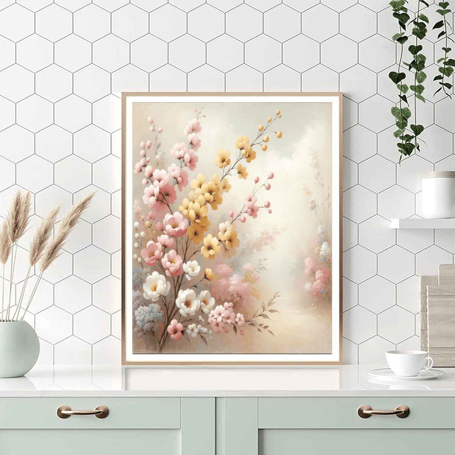 Charming Vintage Floral Paint By Numbers Kits