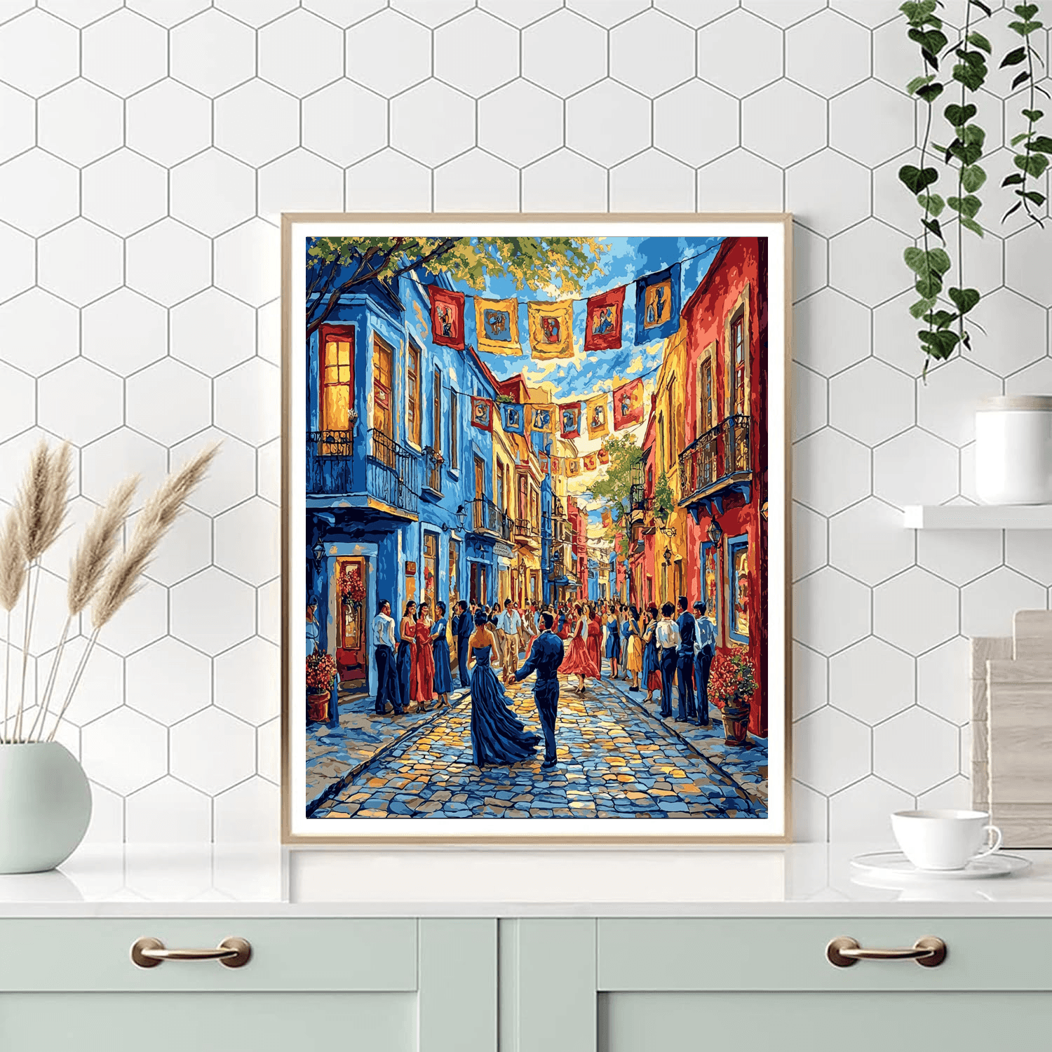 Caminito Street - Buenos Aires Paint By Numbers Kits