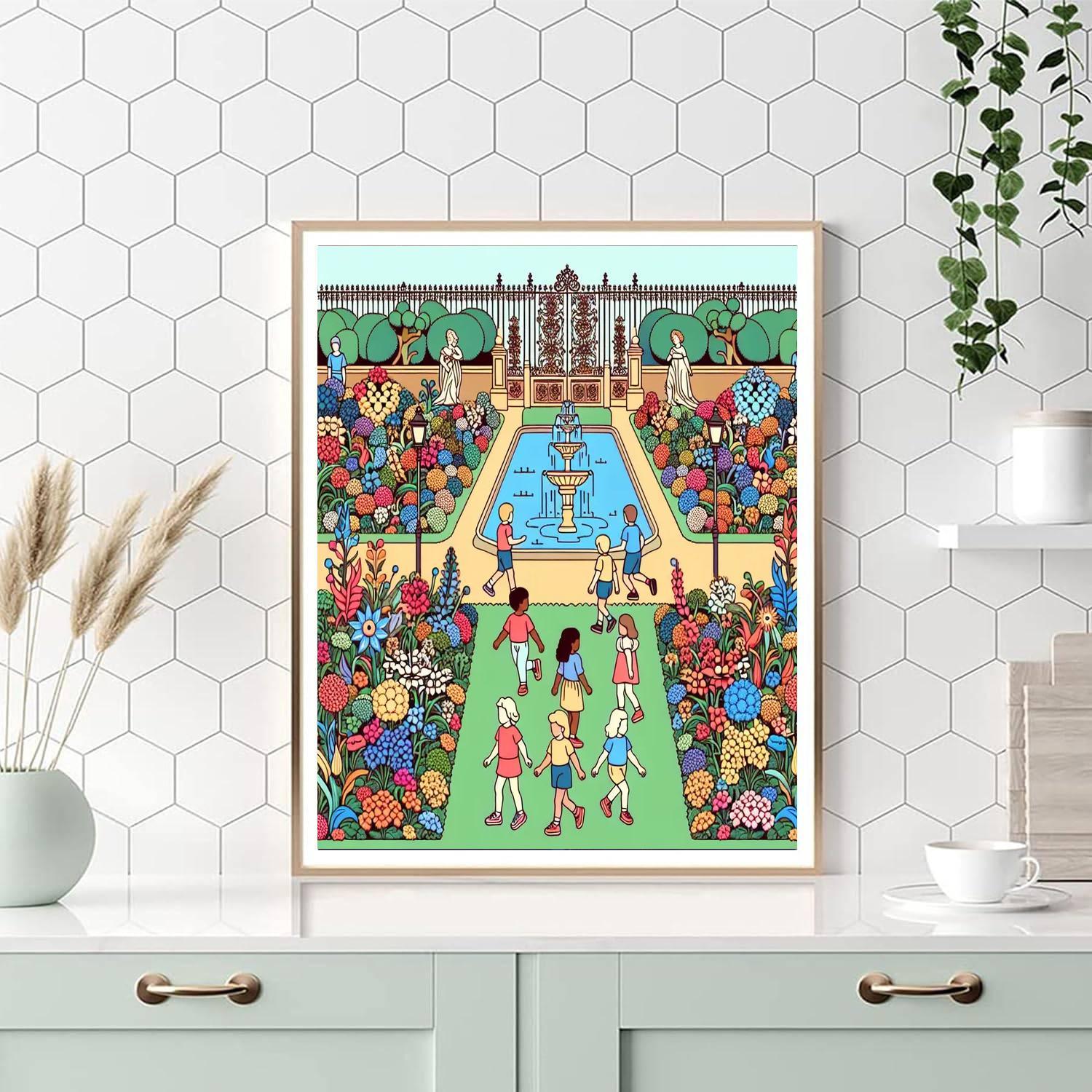 Royal Garden Adventure Paint By Numbers