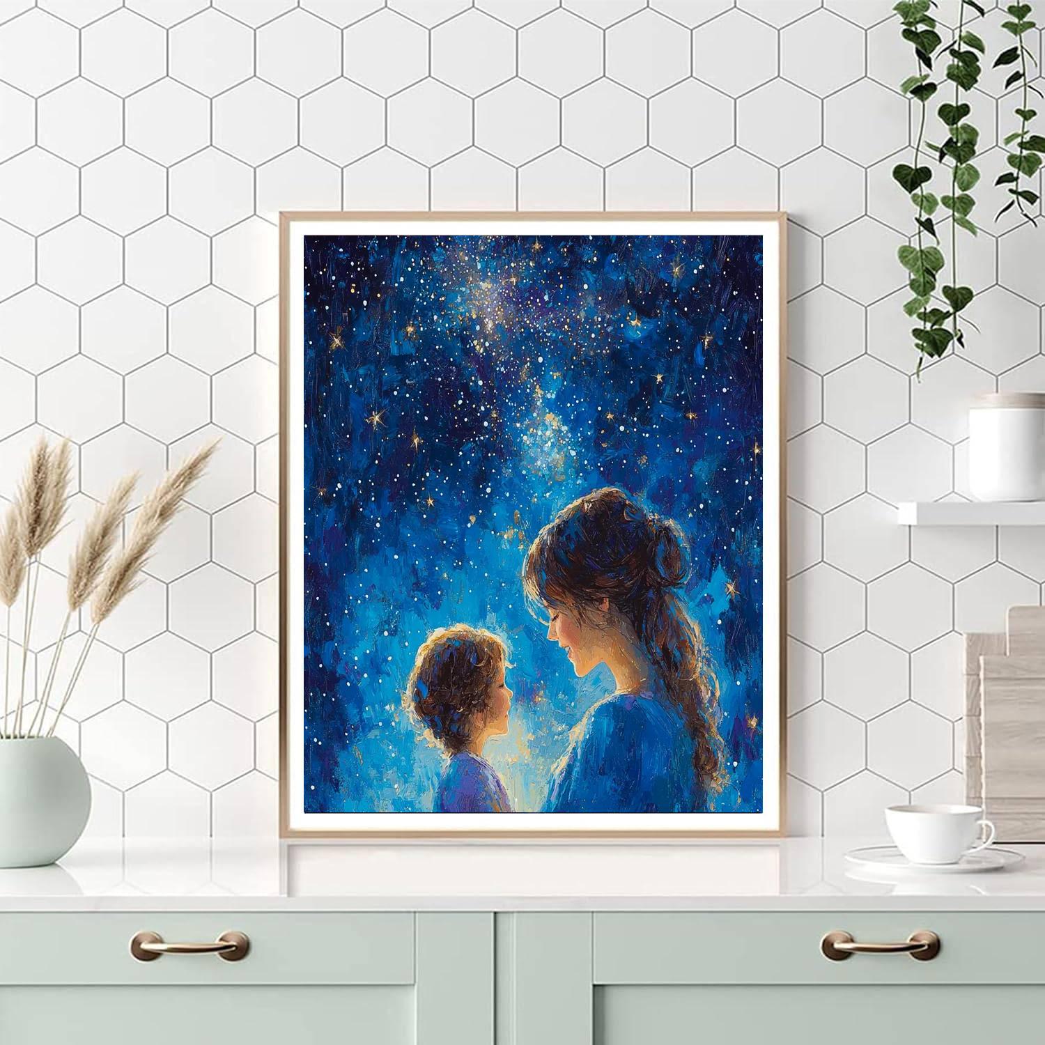 Starry Night Lullaby Numbered Painting Kits