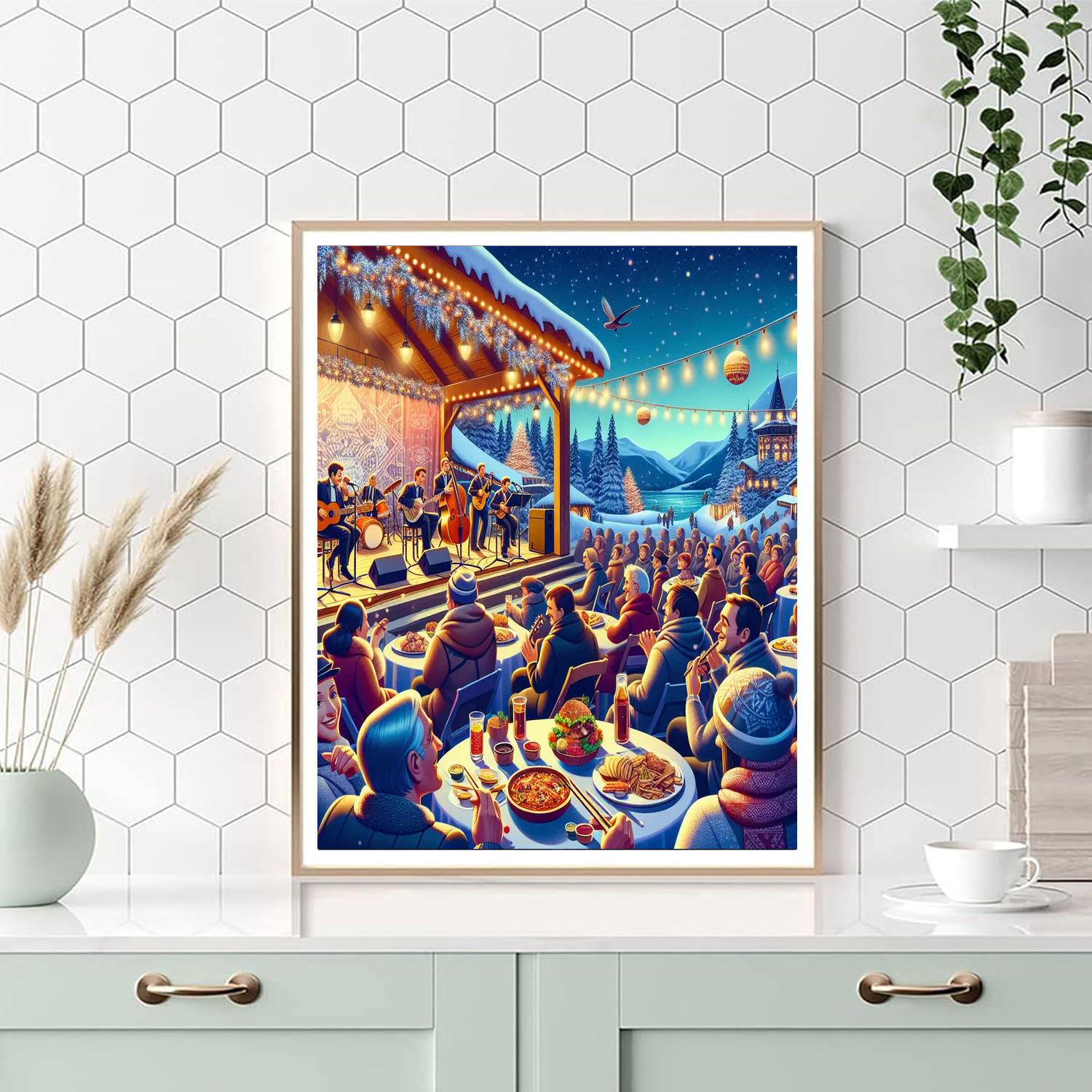 O Festival De Inverno - Brazil DIY Paint By Numbers