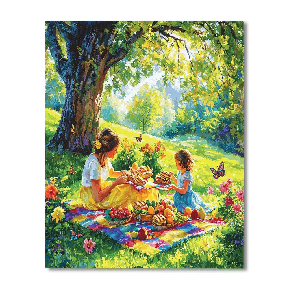 The Joy Of Togetherness Number Painting