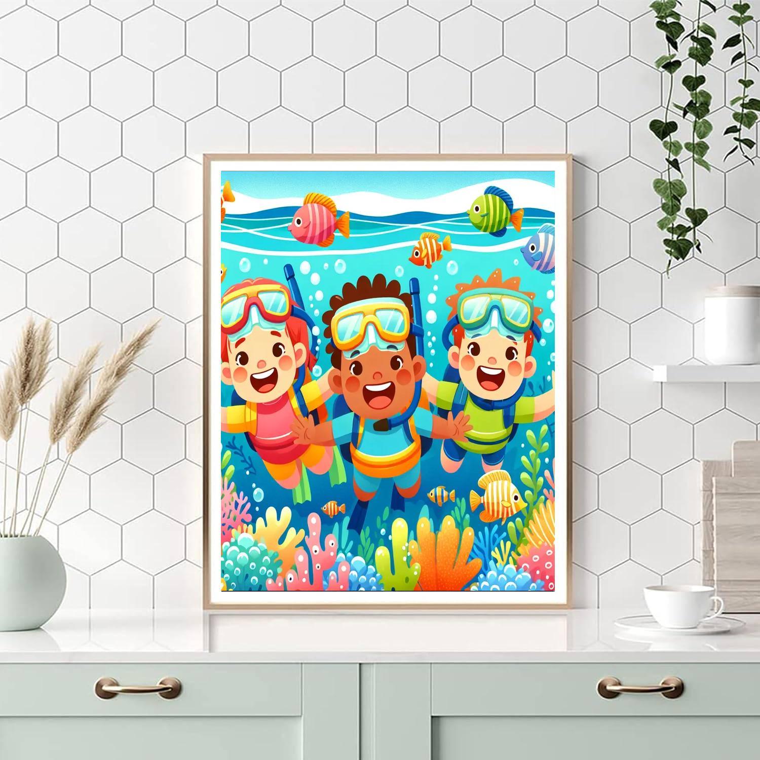 Daring Ocean Explorers Paint By Color