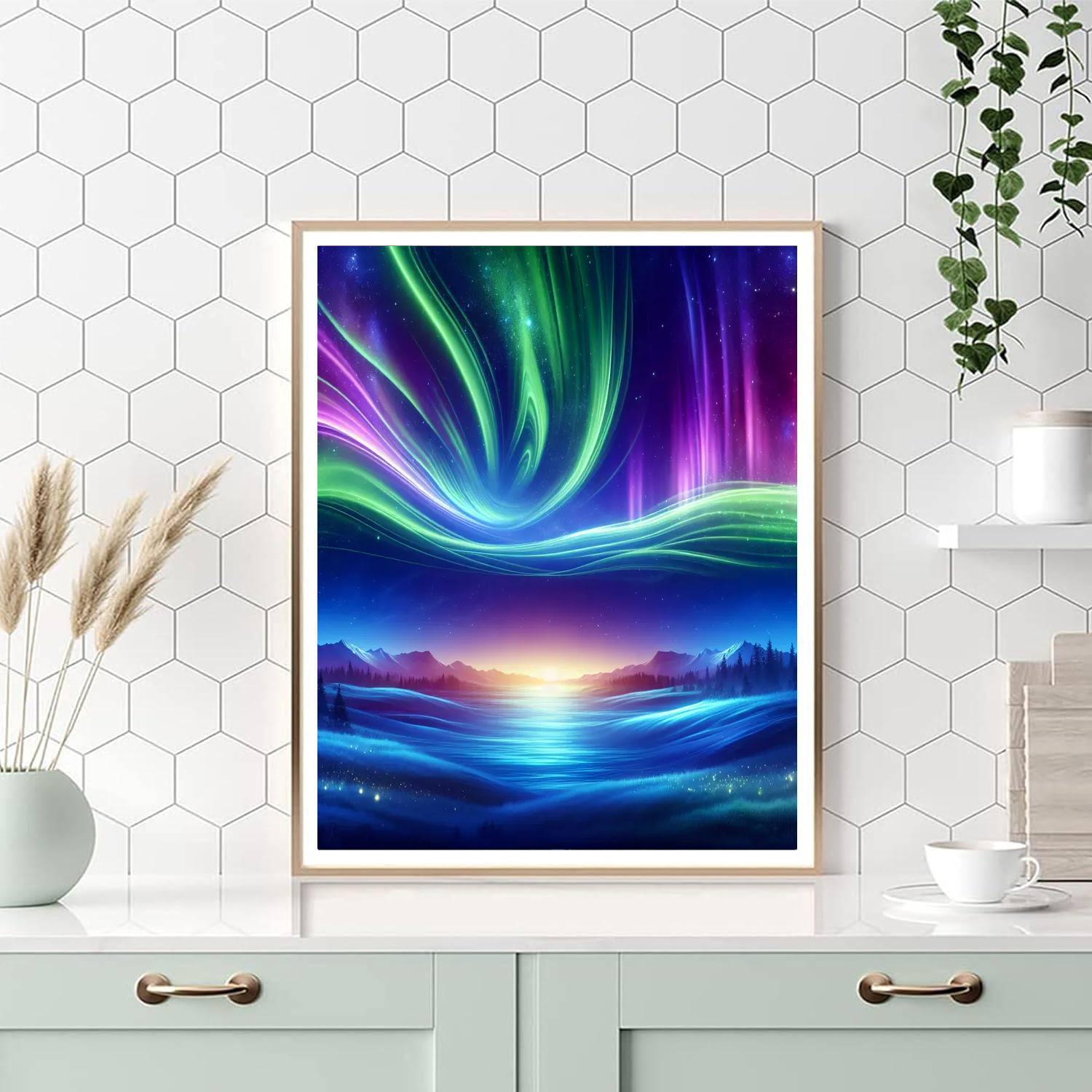 Breathtaking Aurora Sky Paint By Number