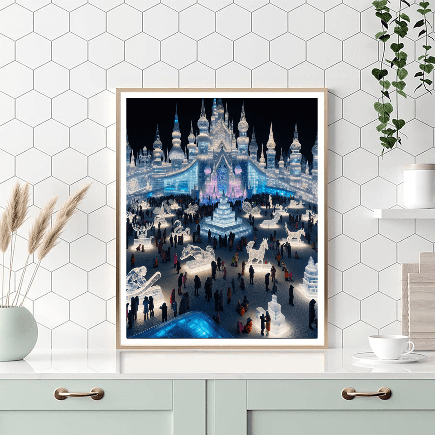 The Harbin Ice And Snow Festival - Harbin, China Number Painting