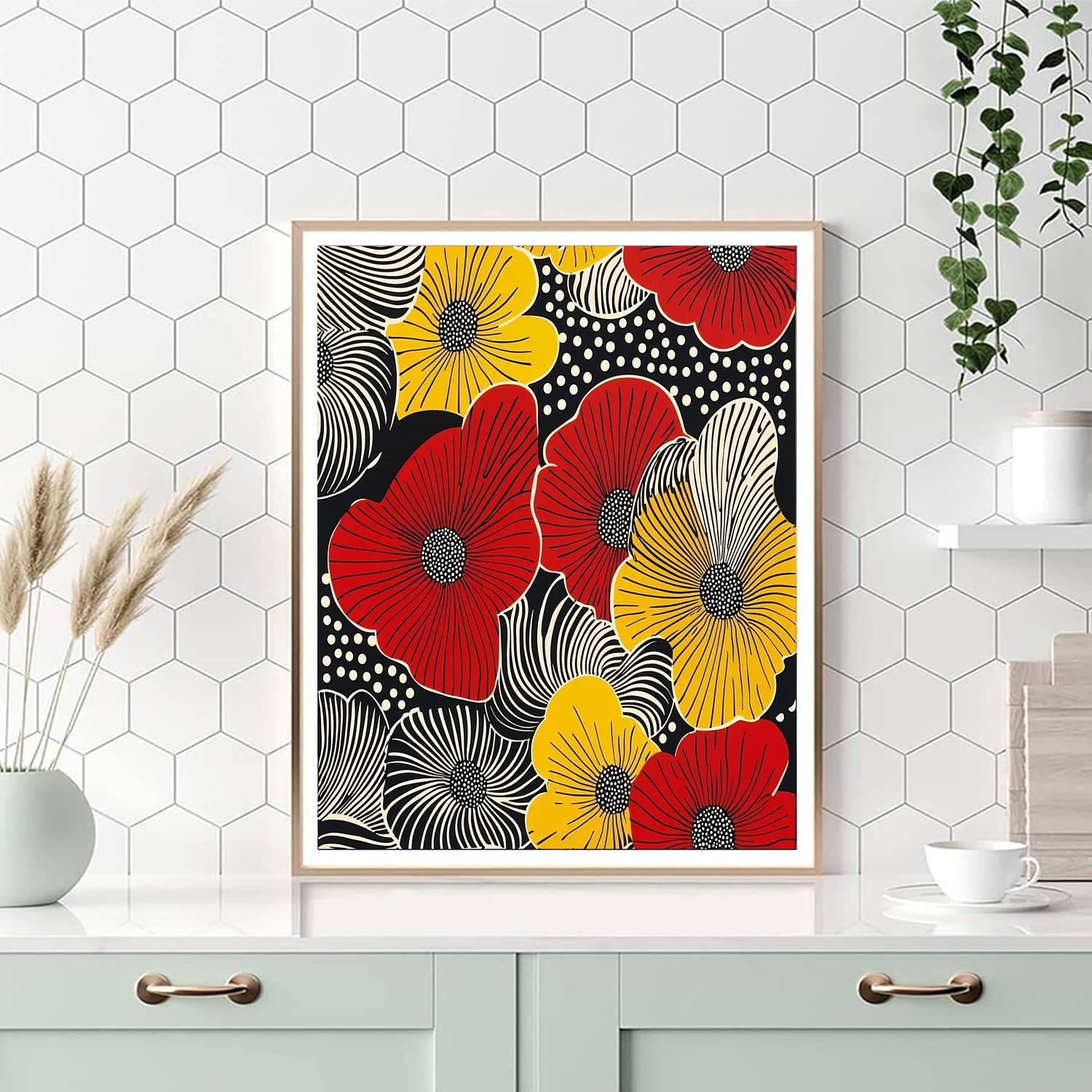 Yayoi Kusama Inspired Kaleidoscopic Realms  Paint By Numbers