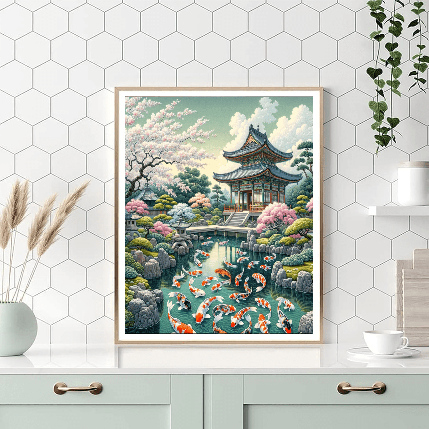 Eastern Tranquility DIY Paint By Numbers